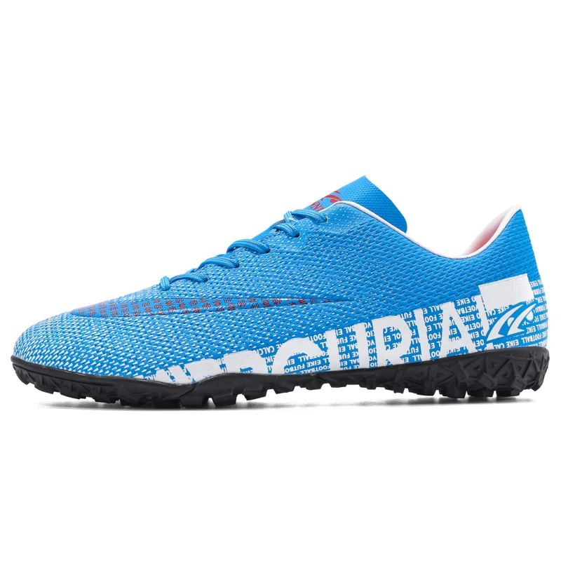 

Promotional Cheap Anti-Slip Outdoor/Indoor Football Sports Football Boots Soccer Shoes for Men, Black,blue,white