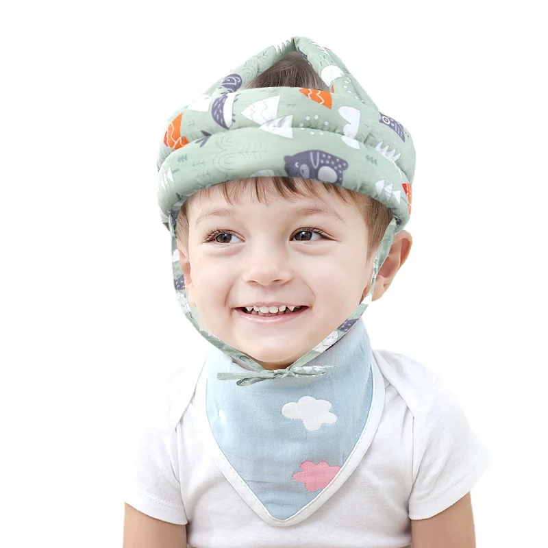 

Summer Head - Proof Baby Walking Safety hat Infant Anti-fall Soft Cotton Children Protective Cushion Cartoon Nursing Pillows