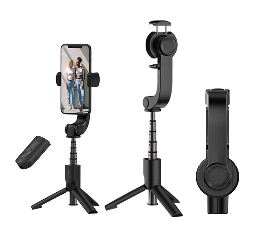 

Followshow tripode flexible 360 rotation portable handheld 1 axis phone stabilizers mobile adjustable gimbal selfie stick tripod, Black/green/pink/red;(logo/color could be customized )