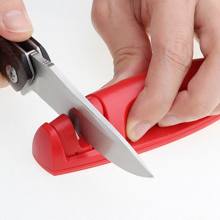 

Wholesale Outdoor Mini Whetstone Knife Sharpening Stone, Red