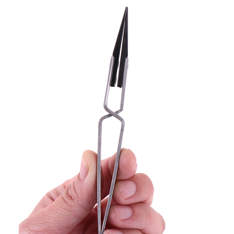 

1PCS Anti-acid Ceramic Tipped Tweezers BGA Work Reverse Action Tweezers Tool Parts Accessories