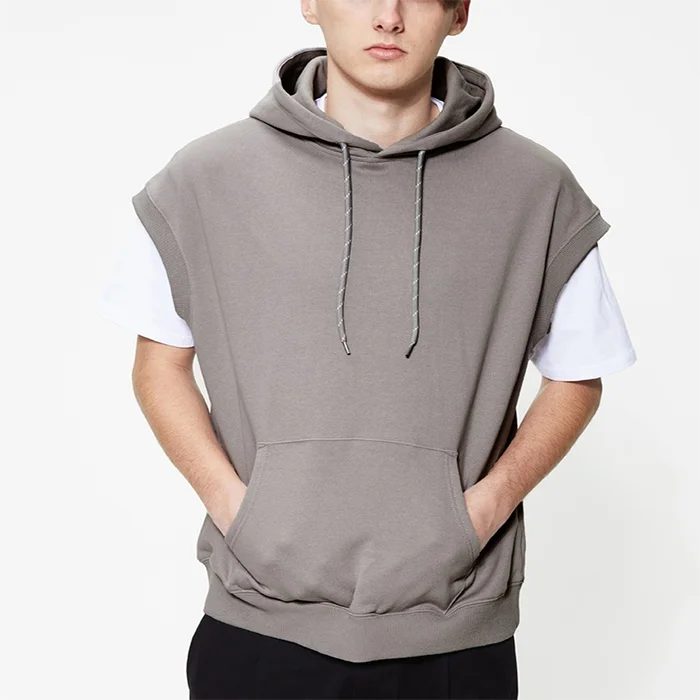 short hoodie men