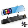 Touch screen HD car DVR with night vision rearview mirror car camera Dashcam automatic registration automatic coverage G-sensor