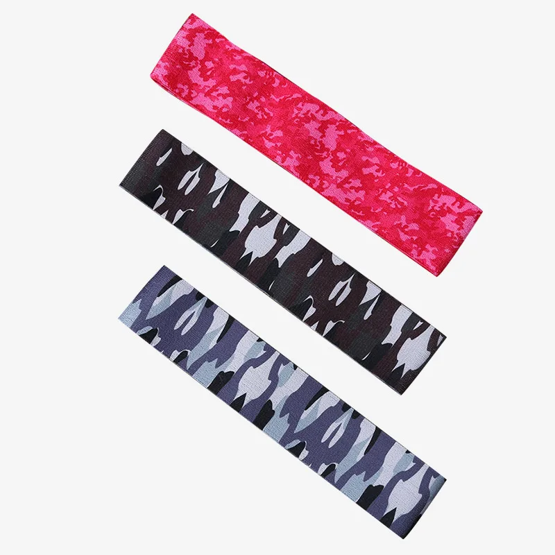 

LOW MOQ Wholesale Custom Home Exercise Camouflage Resistance Workout Bands Women