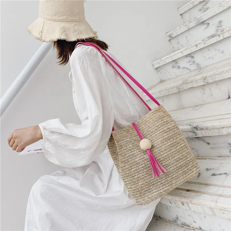 

Professional Wholesale Straw Crossbody Bag For Wholesales, Pink,rose,brown