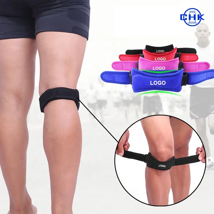 

Adjustable Neoprene Patella Knee Strap for Fitness Patella Tendon Knee Strap Support Brace Patella Band OEM Available