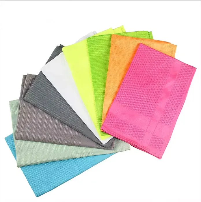 Bsci Factory Supply Bulk Tea Towel Waffle Tea Towel 40*60cm 42*68cm