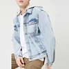 China custom casual hat detachable denim men's jackets