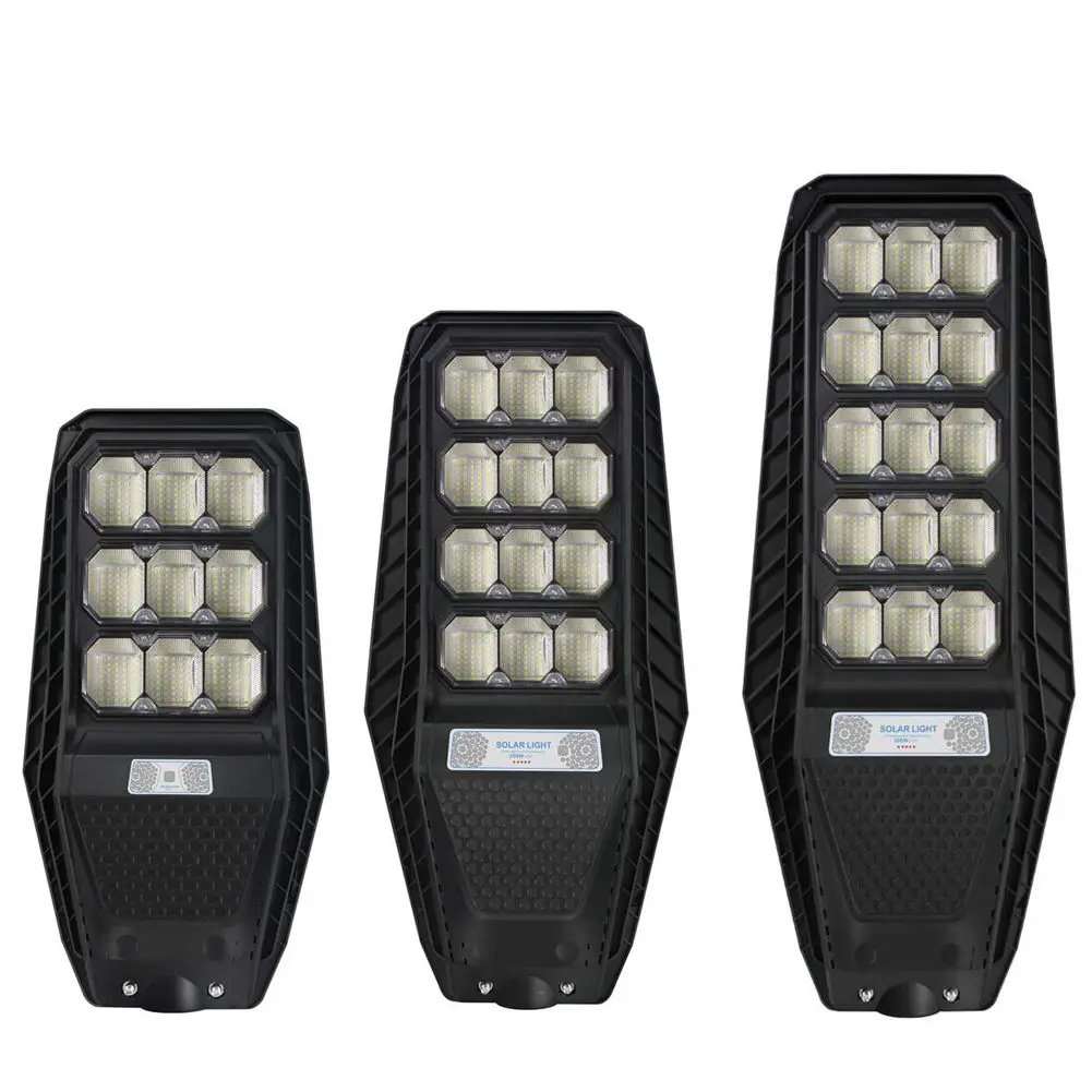 

outdoor Remote Solar Battery powered system Pole Lights 100w 200w 300w solar street lamp