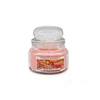 Muti-color small mini size yankee style gift glass scented candles