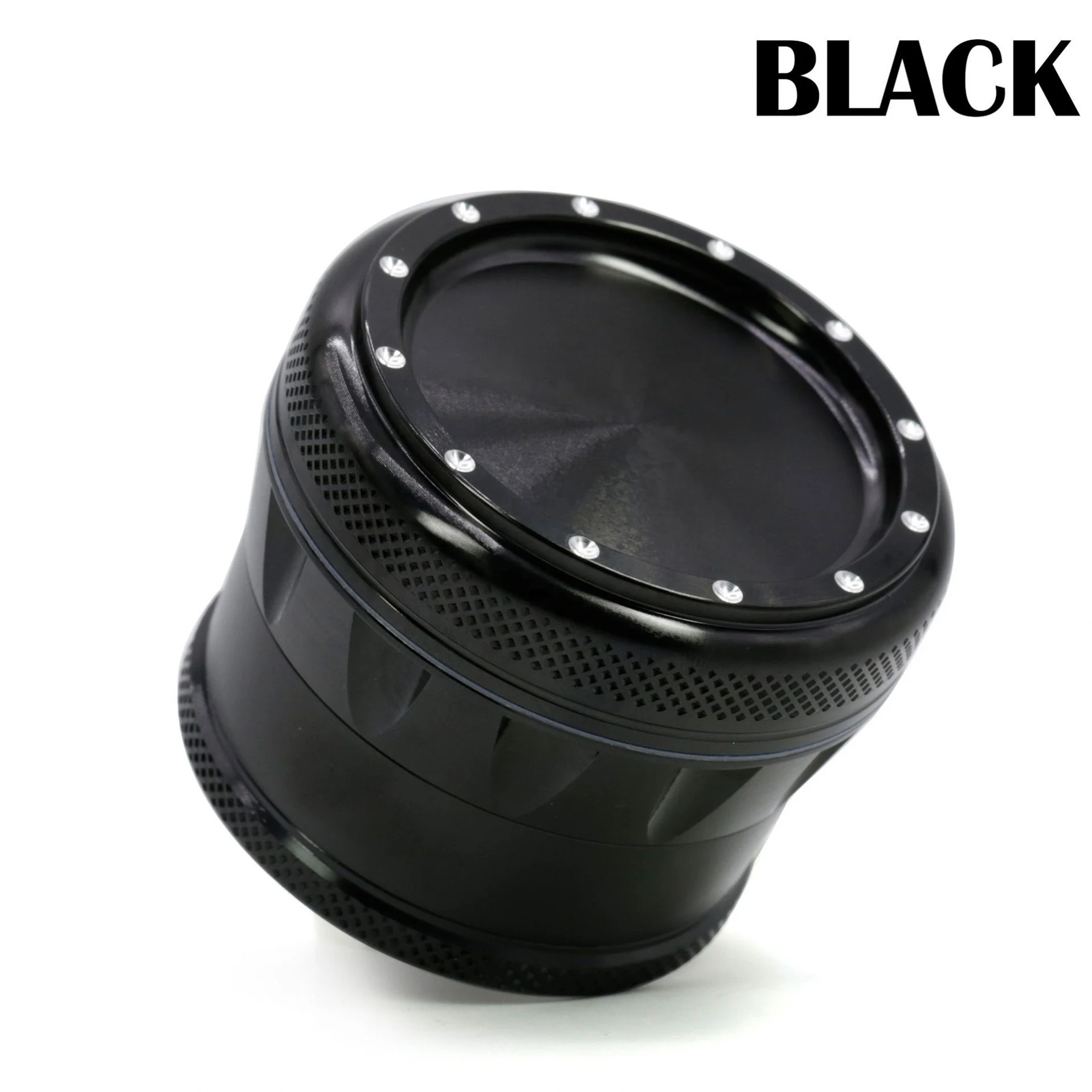 

4-piece Dots Dry Herb Grinder Diameter  Aluminum Alloy Herb Grinder, Picture