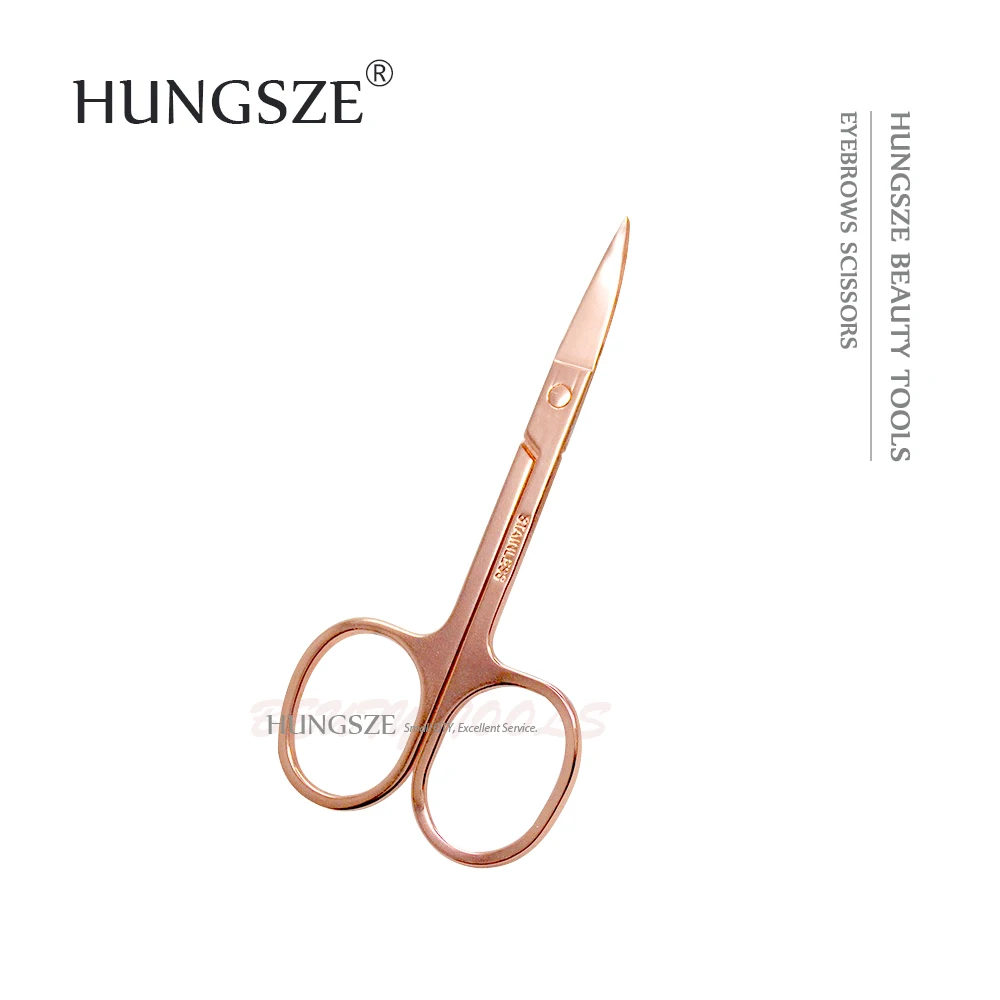 
Makeup False Eyelash Scissors Stainless Steel Rose Gold 