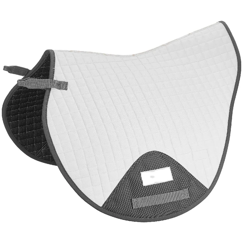 

High-Rise Wither Relief Horse Saddle Pad For Horse Cheap Equestrian Horse Saddle Pad, White