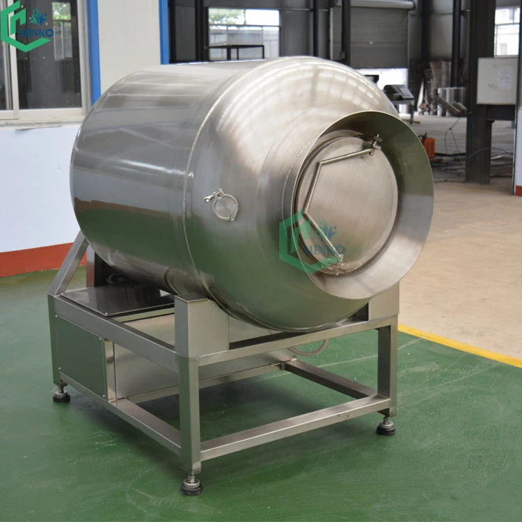 
cow meat vacuum tumbler processing chicken meat salting machine 