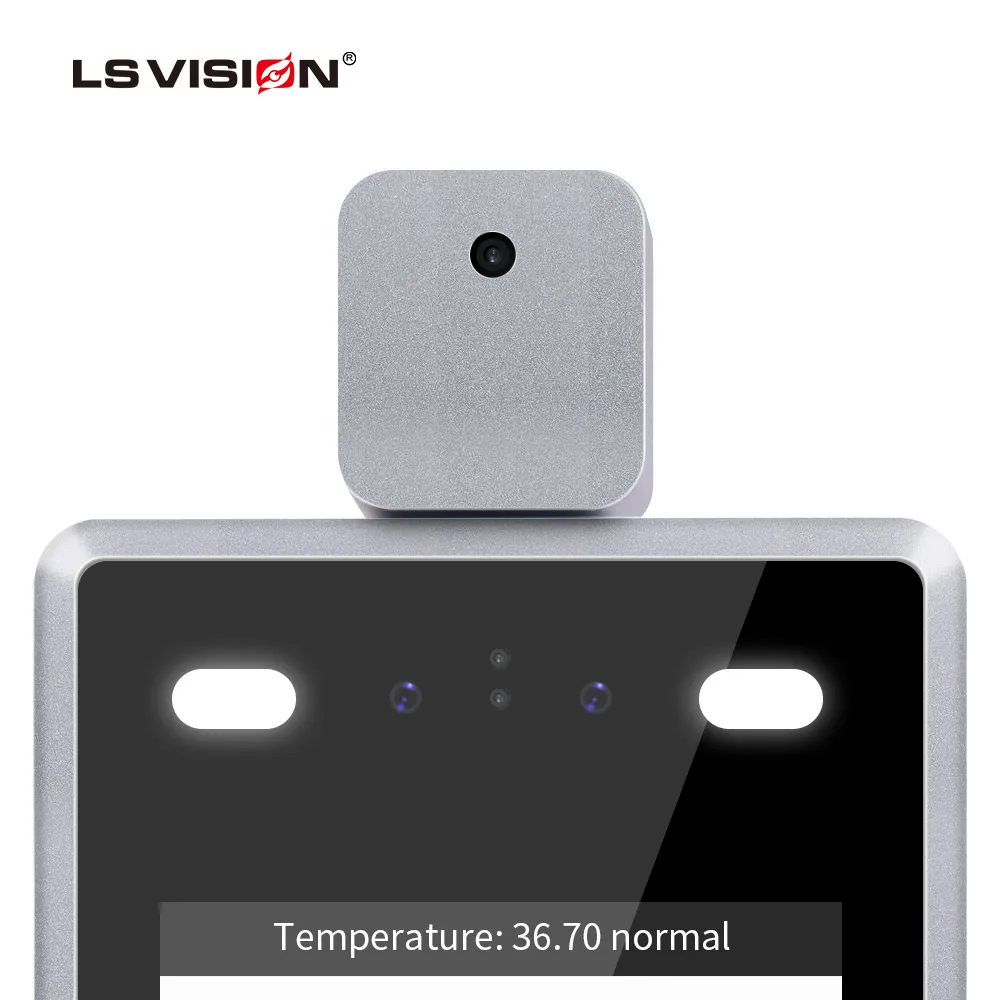 
body temperature camera non contact infrared fever detection access control system attendance alarm face recognition camera 