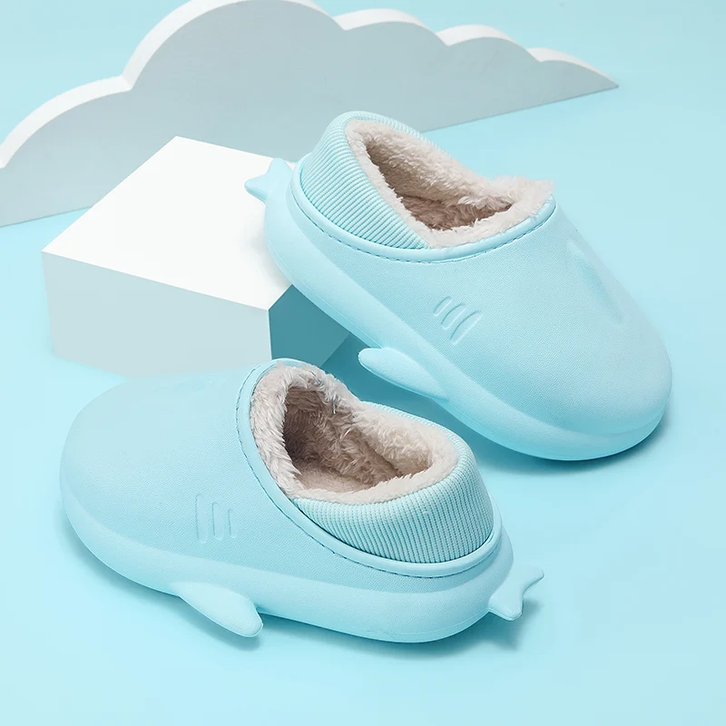 

wholesale custom color logo kids slipper sandals fur Warm Faux Fur Pink Fluffy Winter Plush Fuzzy Indoor Home Slippers for kids, 5 colors