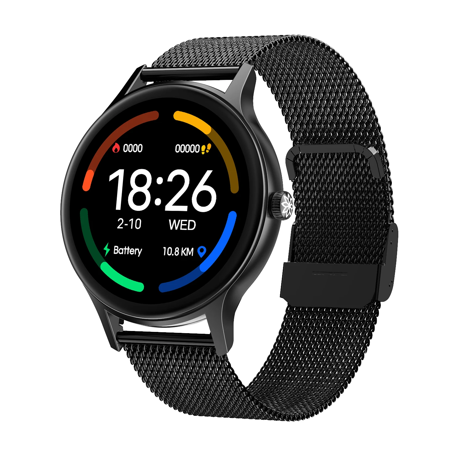 

LEMONDA SMART DT66 1.09-inch Round Touch Screen Smart Watch Heart Rate Monitor IP67 Waterproof Watch
