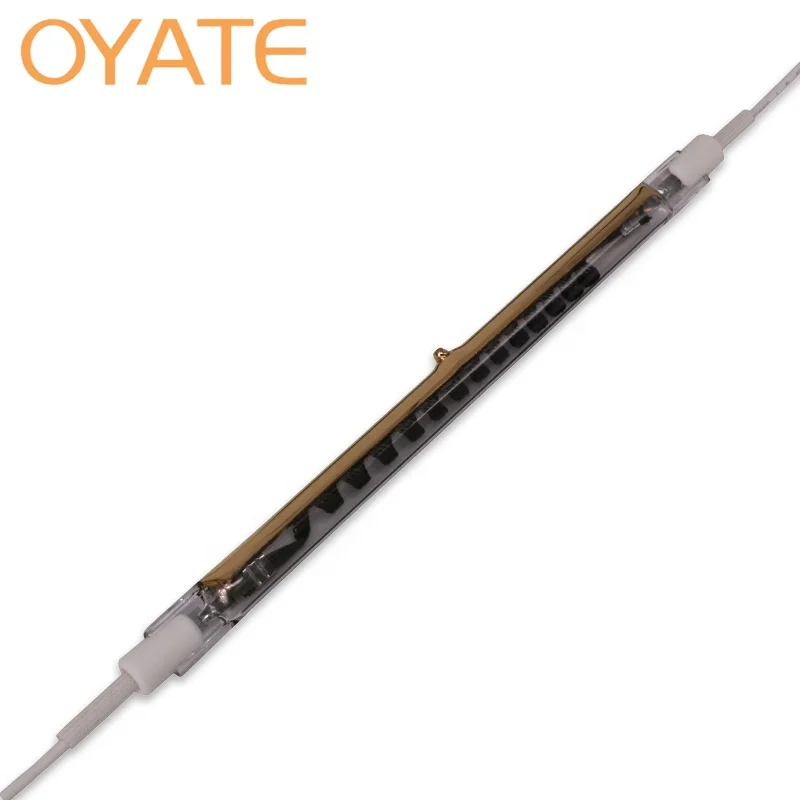 
110v 500w Infrared medium wave quartz heating lamp used in Peru coffee bean dehydration and drying equipment 