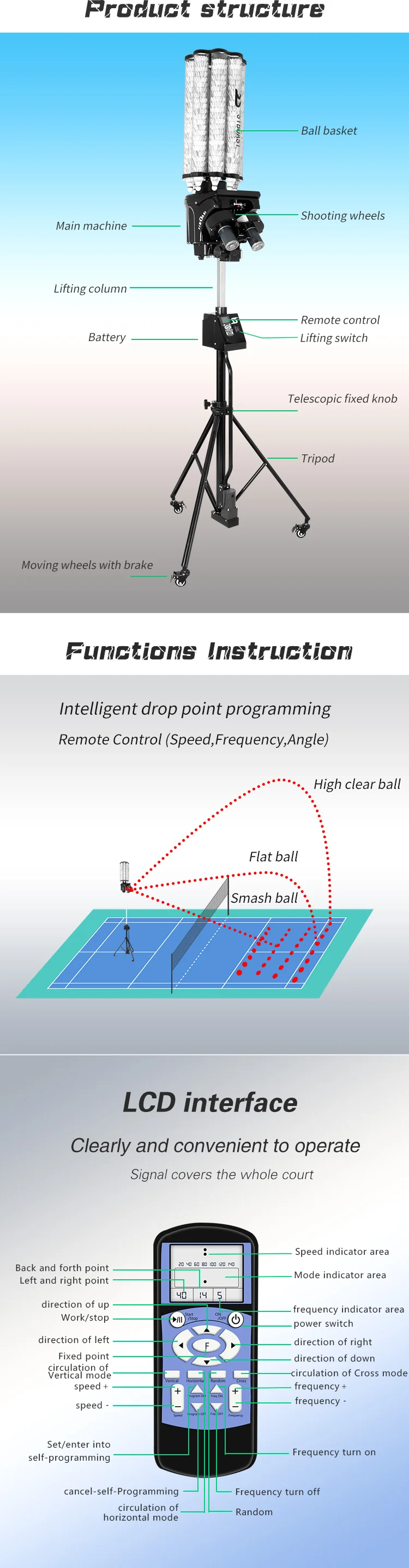 shuttlecock machine panda