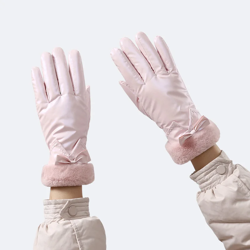 Cheap Girls Hand Warmer Cycling Thermal Women Winter Waterproof Gloves With Touch Screen