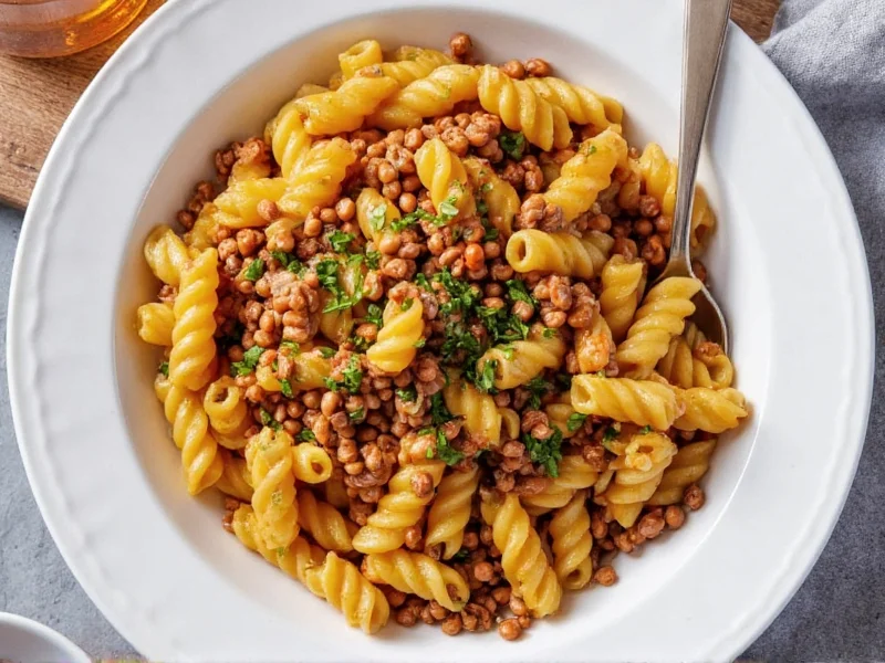 Perfect Lentil and Pasta Recipe: 35-Minute Meal Guide