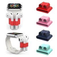 

Portable Anti-lost Silicone Earphone Holder for AirPods Pro Headphone Holder Silicone Case For Airpods Watch Holder Accessories