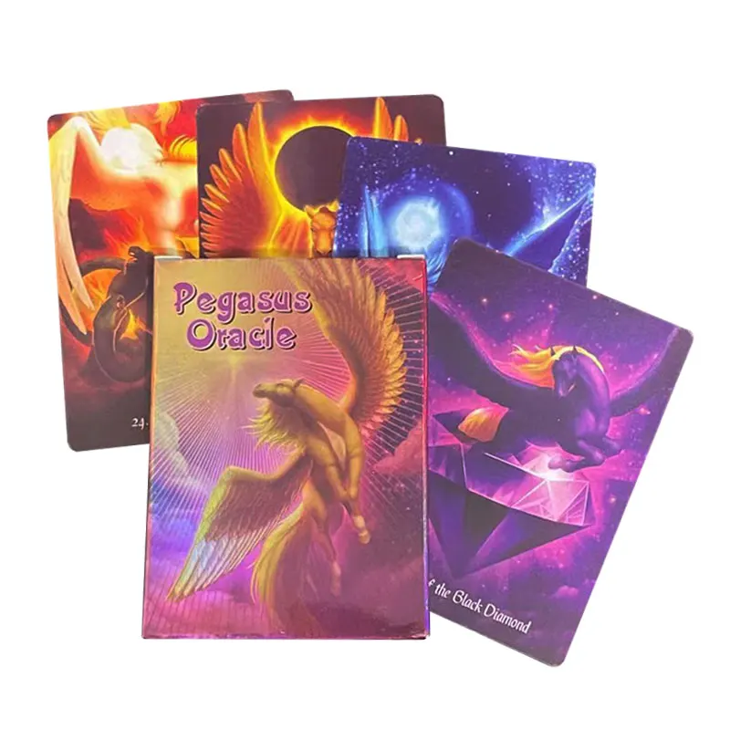 

Pegasus Oracle Card Tarot Card For Party Full English PDF guidebook Holographic