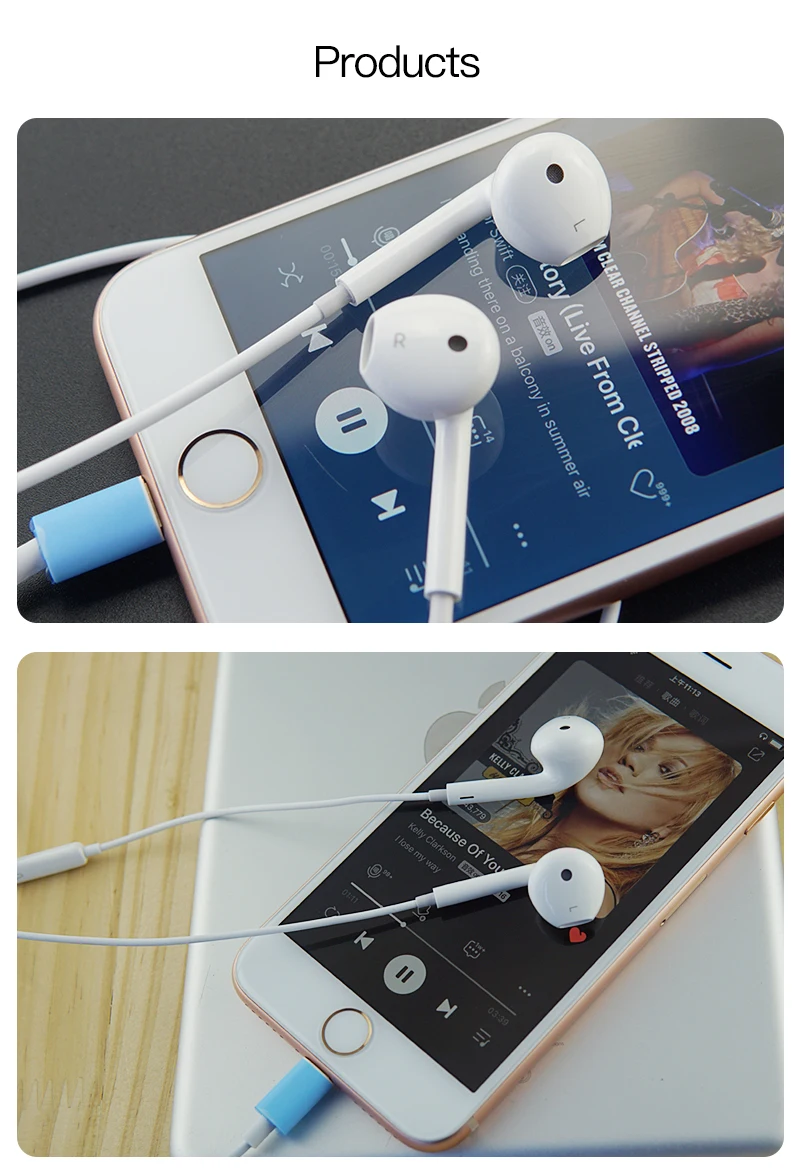 Original Quality 8pin Earpods Bluetooth Ipod Mfi Earphones Lightning