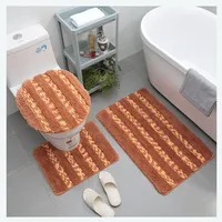 

Customized bathroom mat set rugs from direct manufacturer