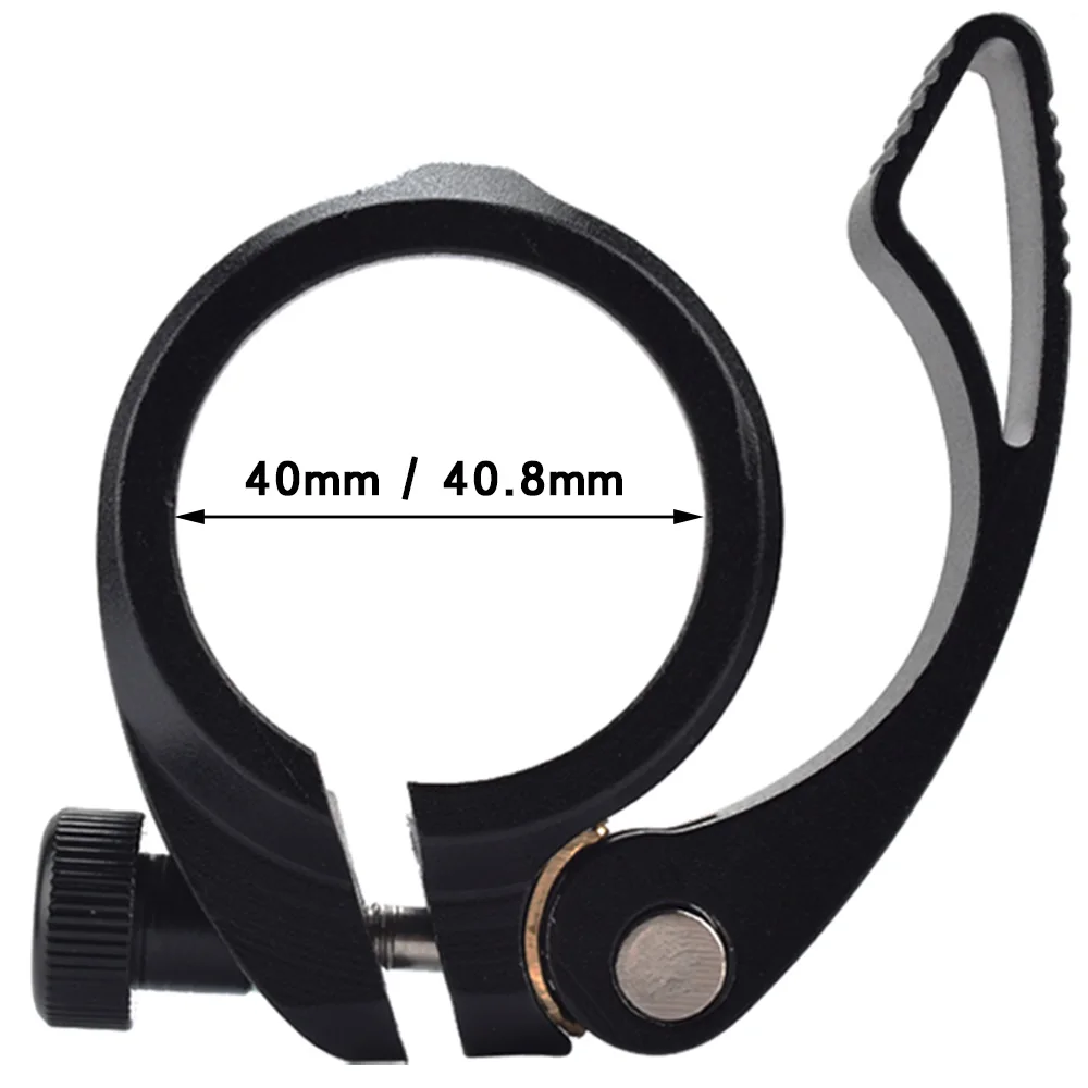 

FMFXTR Aluminum alloy mountain bike road bicycle seat post tube clamp bicycle parts, Black