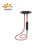 Most popular wireless neckband metal earphone stereo sport earbuds blue tooth headset