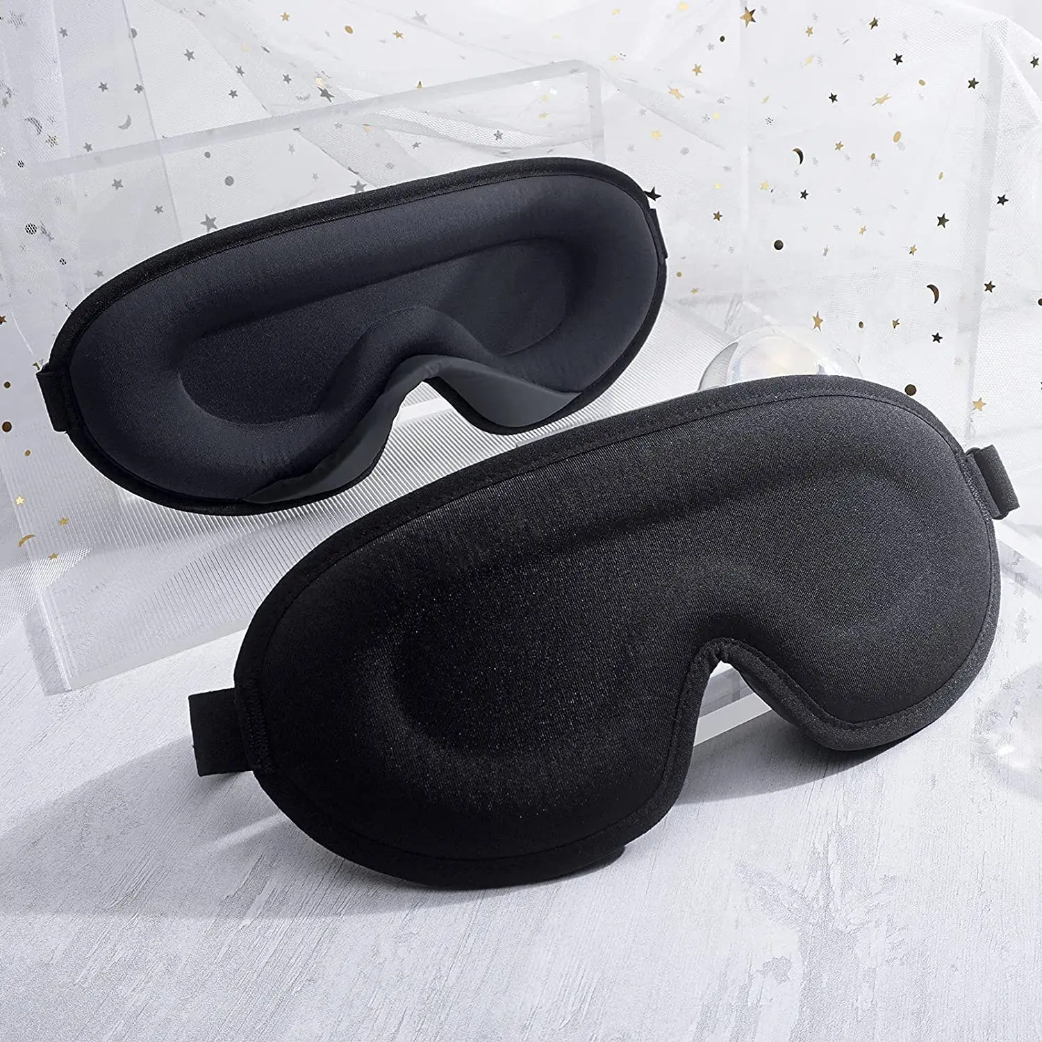 

Eye Mask for Sleeping 3D Contoured Cup Blindfold Concave Molded Night Sleep Mask Block Out Light with Women Men