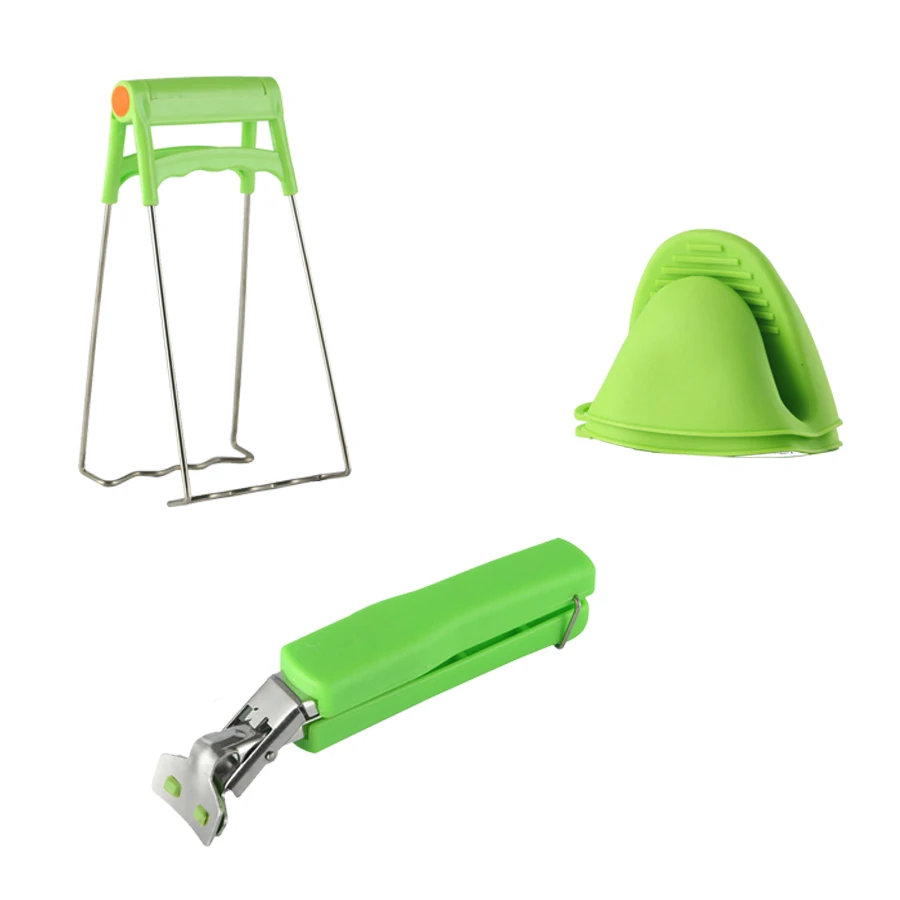 

Gadgets Cocina Silicone Kitchen Products Kitchen Accessories Tools Dish Plate Bowl Clip, Green