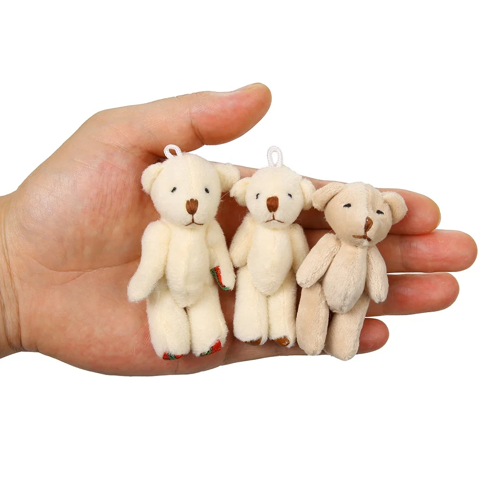 4/5/6cm cute mini plush mini tiny teddy bear promotion wholesale