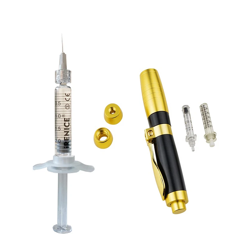 

2ml pen lip injection hyaluron pen no needle lip filler, Transparent