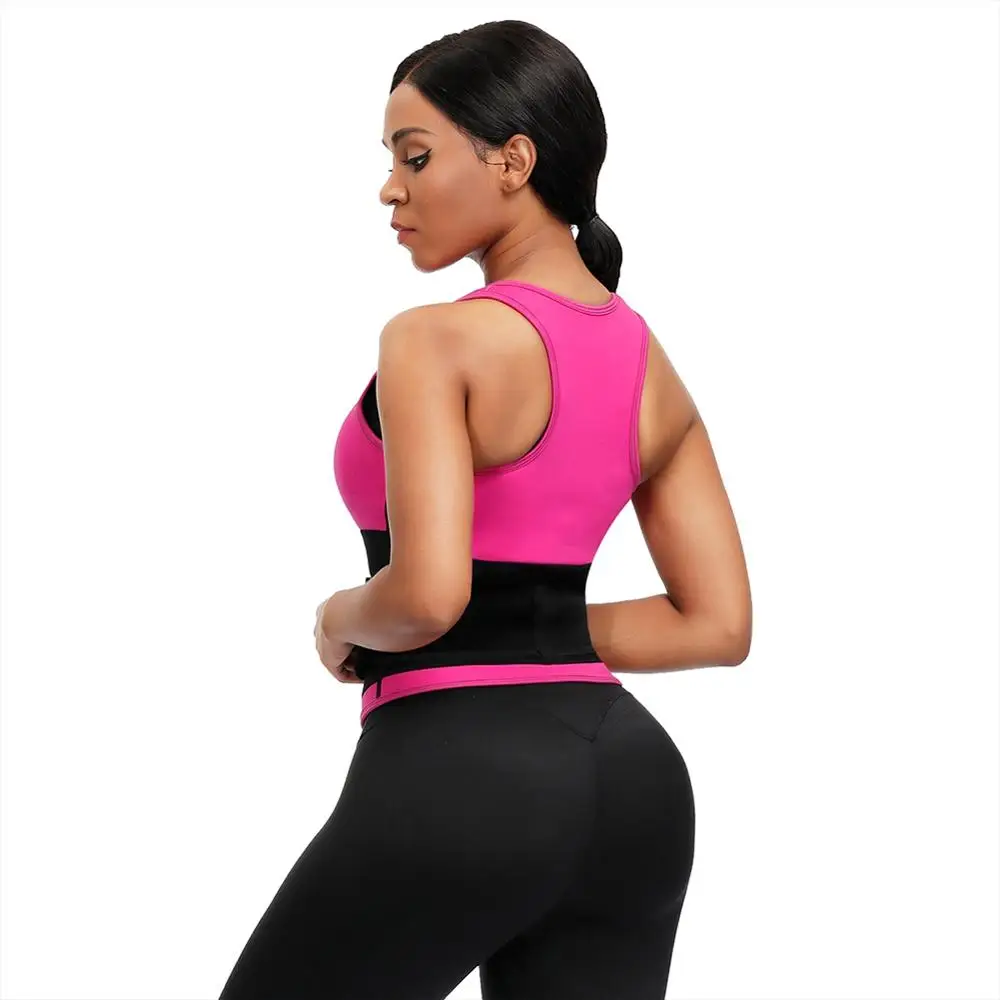 
Custom Logo Zipper Closure Shapes Your Waistline Neoprene Waisit Shaper 