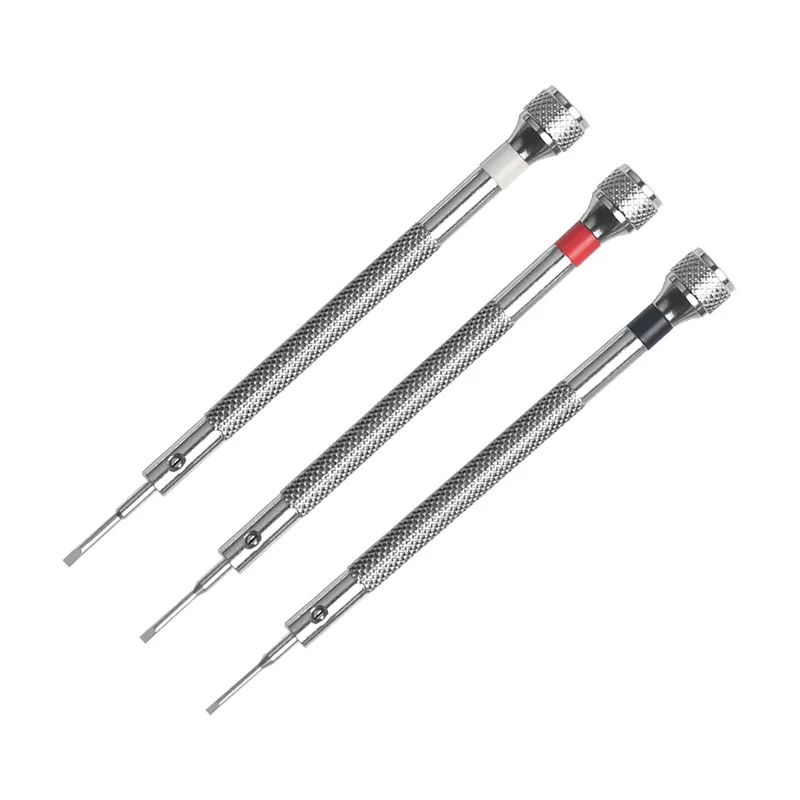 1.0/1.2/1.4mm clock Watch Tool Accessories Mini Tone screwdriver Set For Watch Repair Tool Kit Band Link Pin Remover Screwdriver