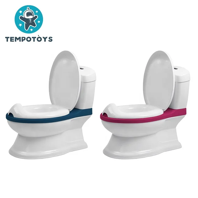

2020 Konig Kids Baby Emulation Potty Training Seat Potty Toilet With Flush Sounds
