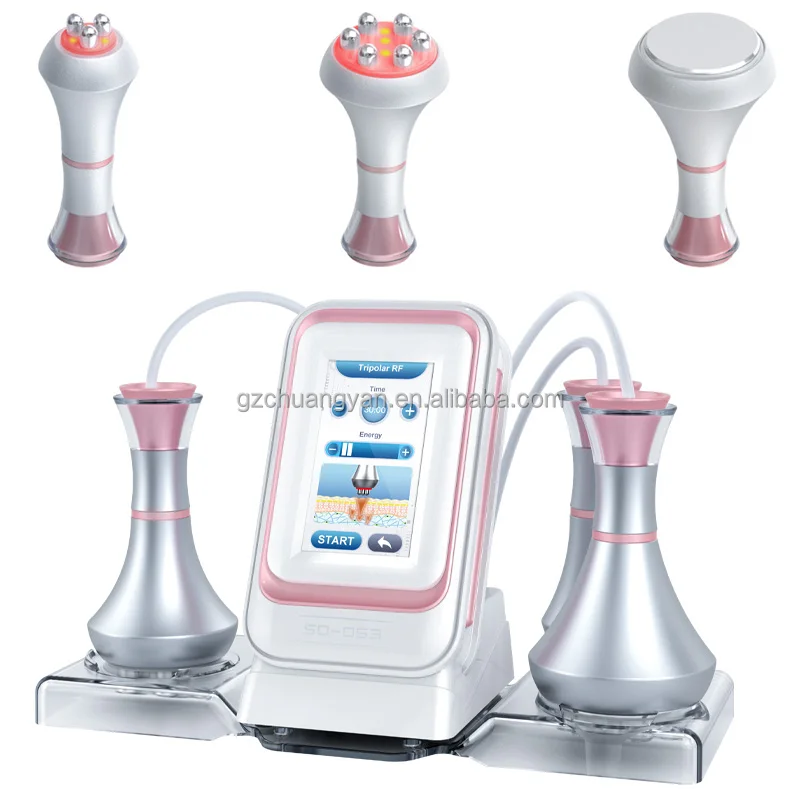 

Multifunctional sculpt Cavitation Rf Lipolaser Double Chin Cryo Machine Loss Weight Cool Fat Freezing Slimming System, White + pink