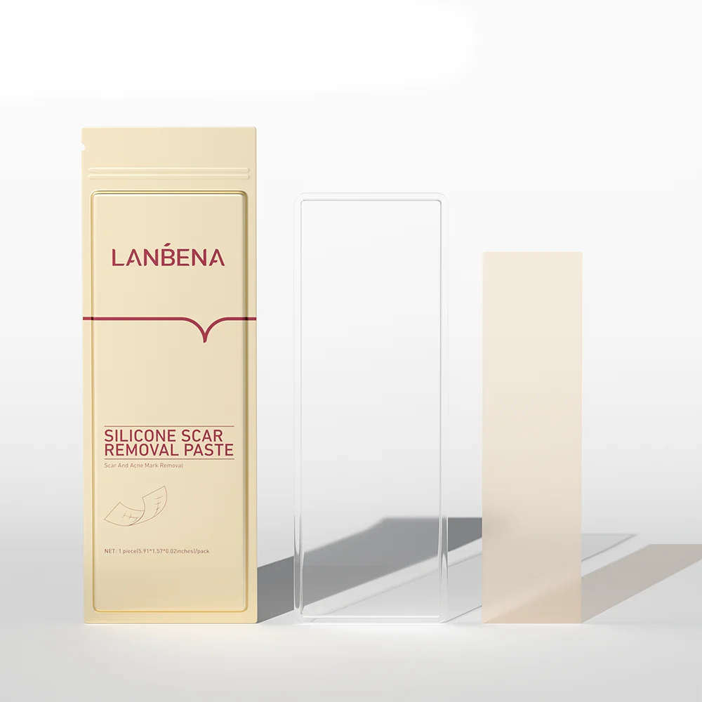 

Hot sale LANBENA waterproof invisible gel scar removal sheet scar away strips for old scars