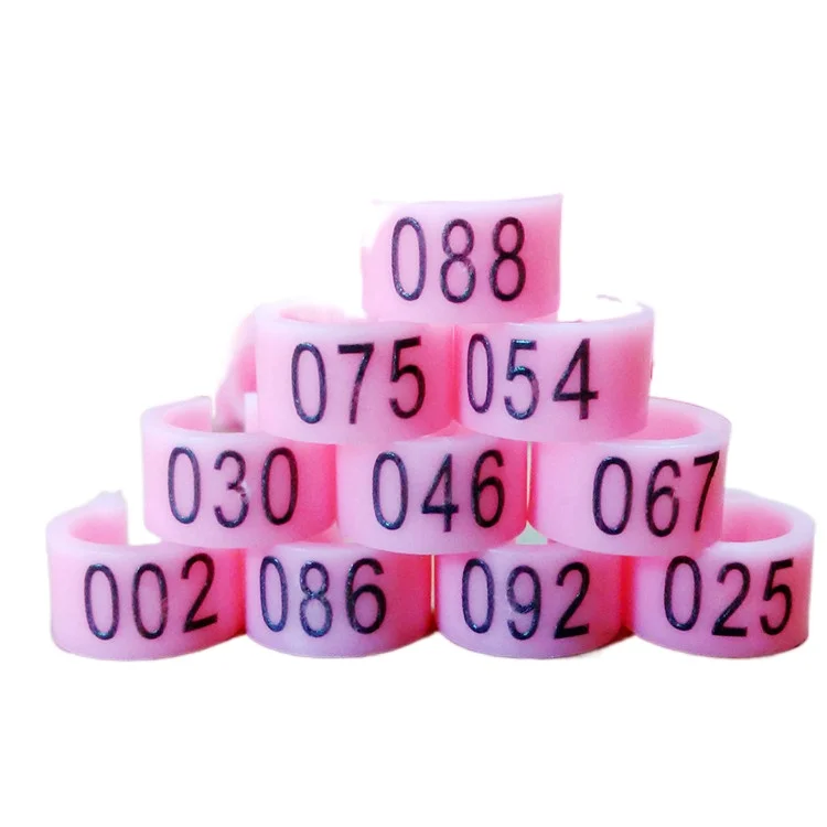 

Pigeon Plastic Ring 8mm 10mm Blank Pigeon Foot Ring Bird Ring