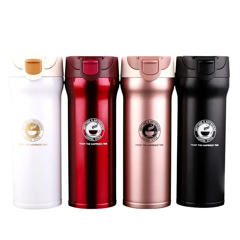 

Stainless Steel Thermos Cups Thermocup Insulated Tumbler Vacuum Flask Garrafa Termica Thermo Coffee Mugs Travel Bottle Mug