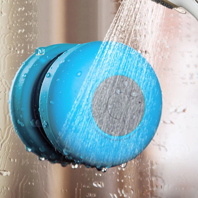

Newest Products mini waterproof speaker portable wireless speaker with Suction cup