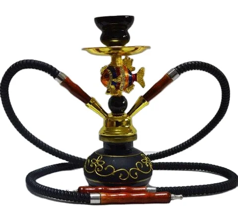 

The Large Size Shisha With Double Hose And Brass Material Is Very Luxury Shisha Hookah