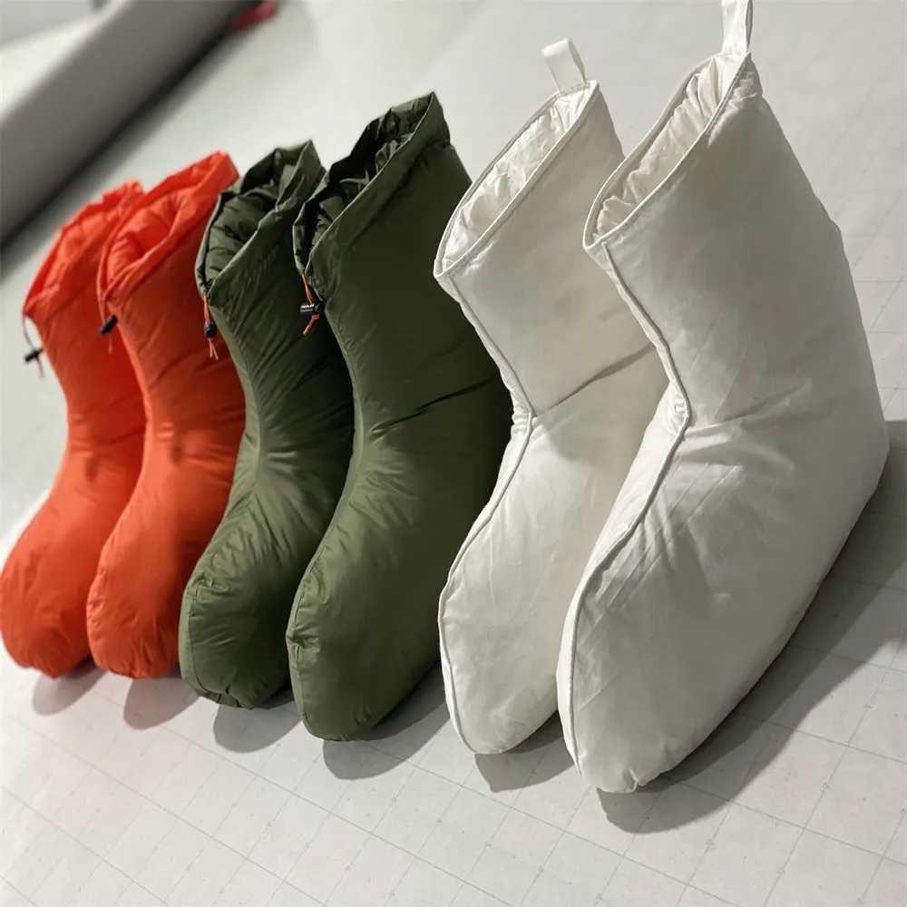 

Super Comfortable soft slipper/indoor boots/down shoes, Red,black,white,yellow
