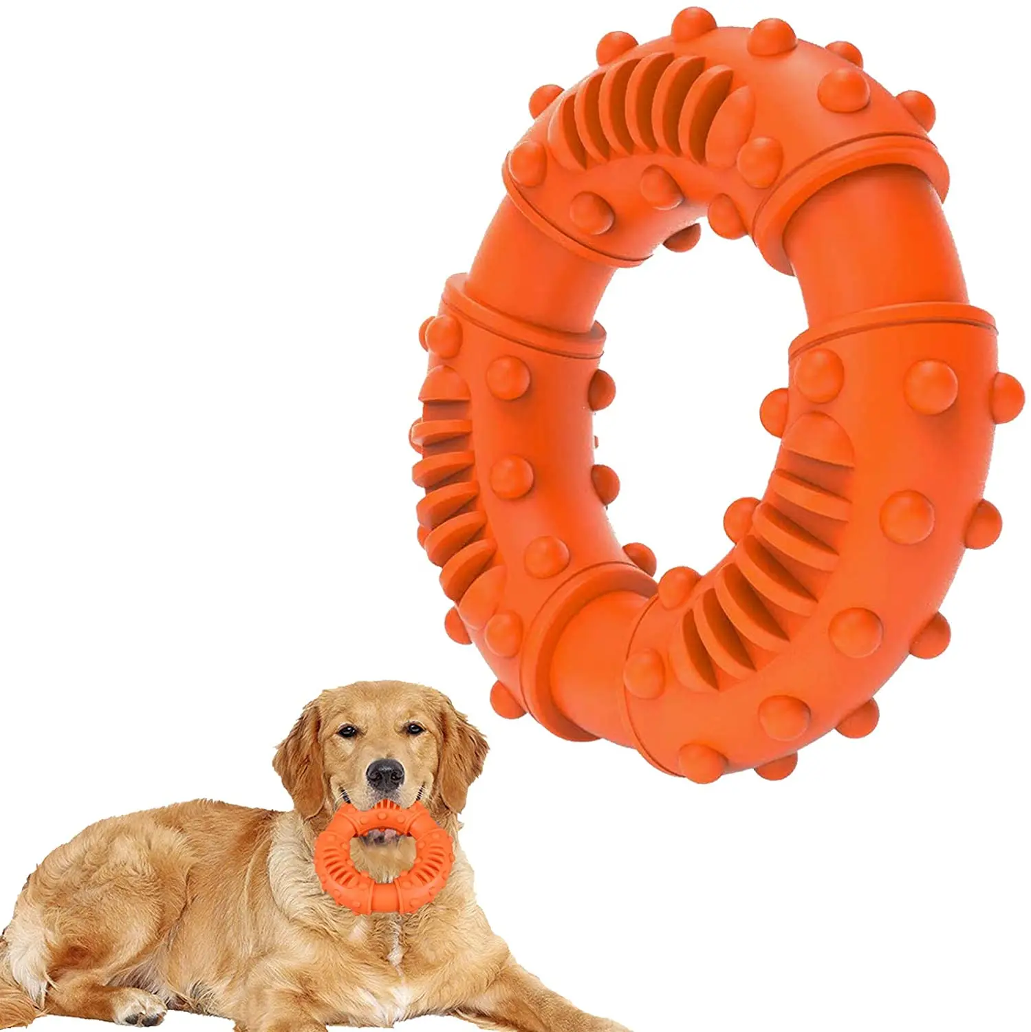 

Dog Chew Toys Rubber Dog Toys for Dog for Aggressive Chewers Natural Pet Toys Playing All-season Availble 10pcs 5-7working Days