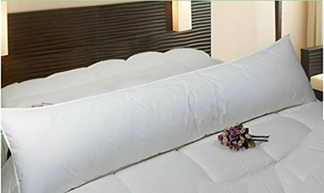 Plain White Duck Feather And Down Bolster Pillow Buy Bolster Pillow