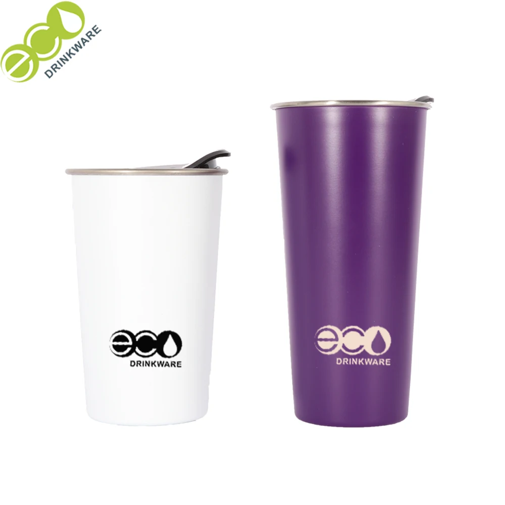 GV052 500ML eco friendly reusable tea tumbler espresso stainless steel cups in bulk coffee tumbler vacuum custom cup wholesale