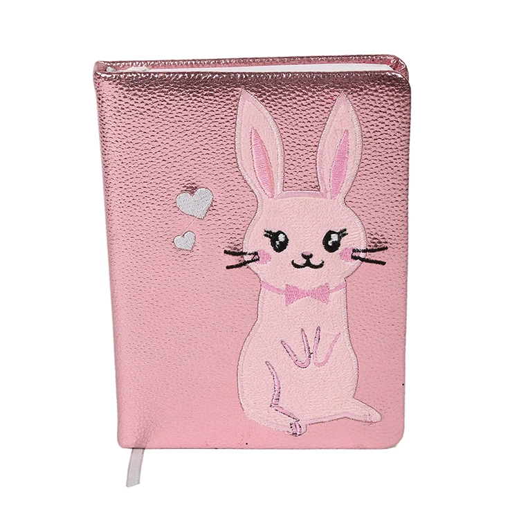 Wholesale latest designs a5 personalized fluffy kawaii handmade notebook for children gifts