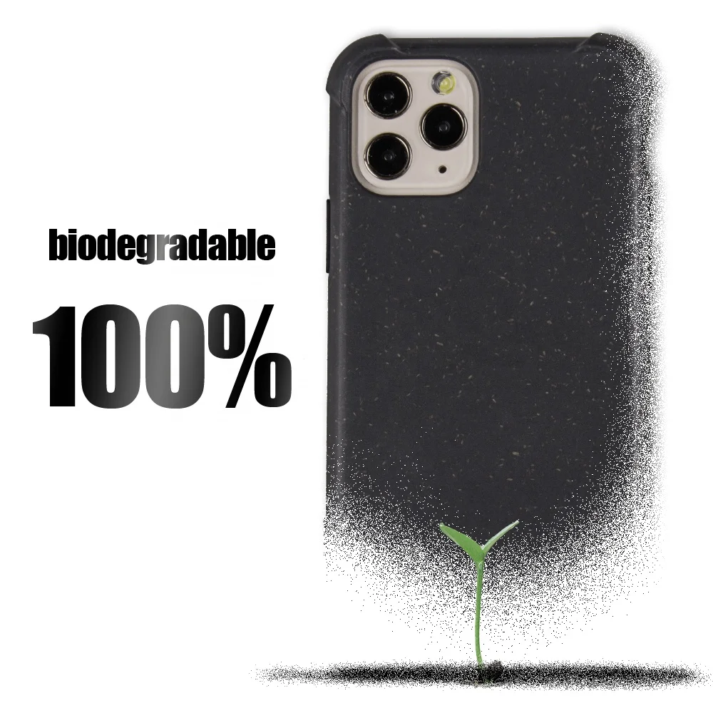 

Natural Material Wood Powders PLA PBAT Biodegradable Cell Phone Cover for iPhone 6/7/8, Six colors